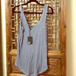Brighter blue stripe tank. New! Paige!